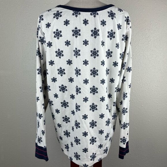 Tommy Hilfiger Half Button Down Pajama Top Size XL EUC - Picture 5 of 7
